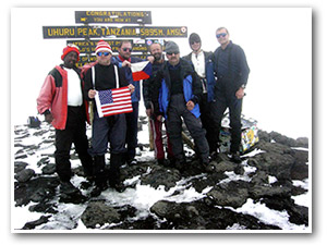 Charles Koubek on Mt. Kilimanjaro